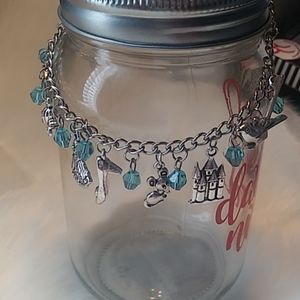 Dainty Cinderella Charm Bracelet